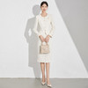 IWY/米色小香风套装洋气减龄秋冬季新款女装收腰显瘦职场两件套裙1024CS015 商品缩略图7