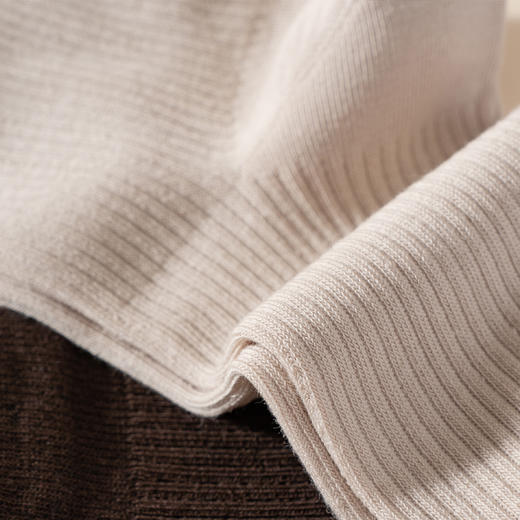 连绵·超柔抽条短筒女袜（3双装）DF8558 商品图5