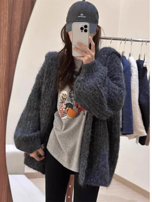大灯笼袖开衫 商品图10