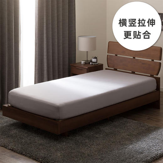莫代尔高弹床笠N-FIT 灰色/米色 商品图0