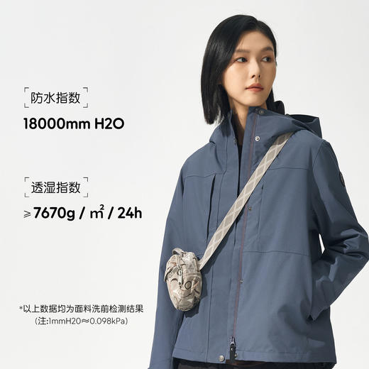 北极狐 三合一*冲锋衣 抓绒内胆防风保暖夹克两件套08242230 商品图1