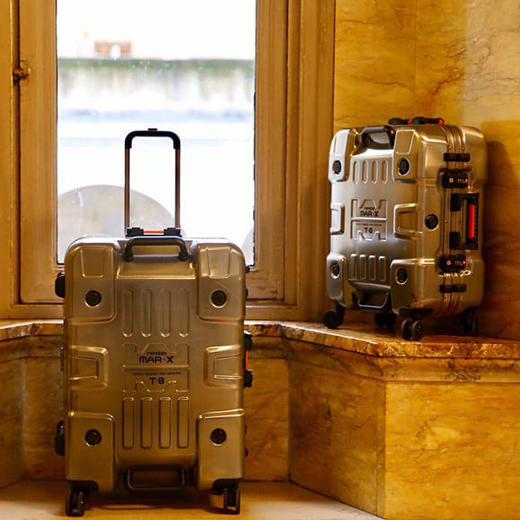 Mendoza Mar-x系列旅行箱 MX 银色 24寸 行李箱NASA火星联名款拉杆旅行箱男女万向轮密码2024寸 商品图1