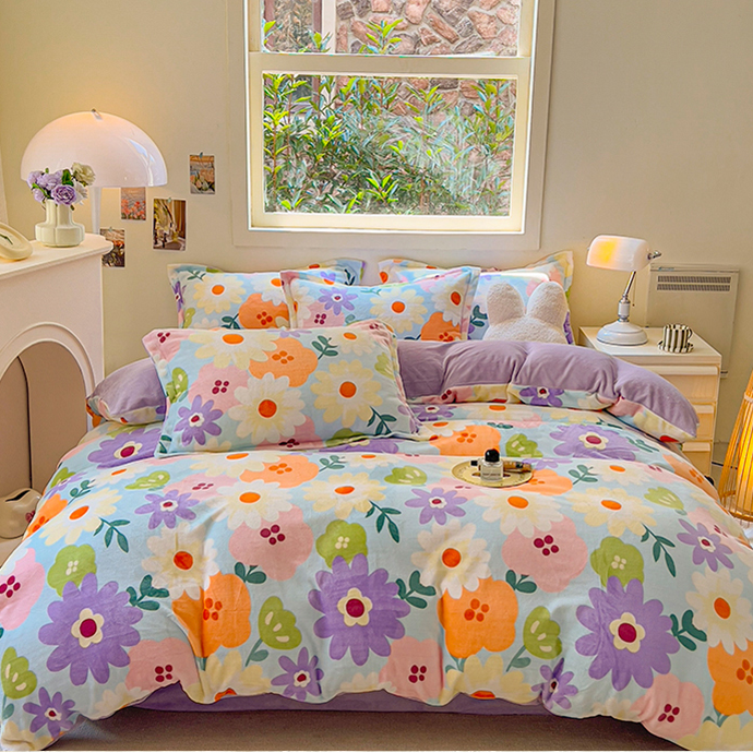 【分销】牛奶绒保暖三件套/四件套  可以裸睡的牛奶绒  舒适又安心