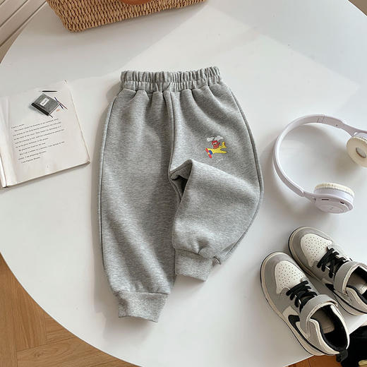 【印花设计时尚又个性， 收脚裤设计，更加便于活动】春秋款可爱卡通男女童裤子 小童百搭印花收脚裤 休闲运动长裤-QQ 商品图9