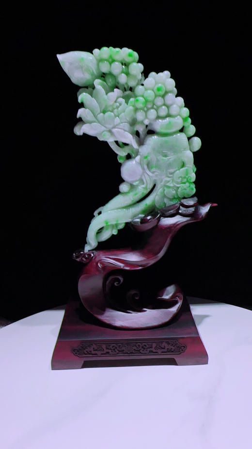 620439翡翠摆件【人生富贵】 商品图5