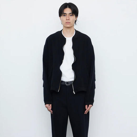 SOE Boiled Wool Bomber Jacket 强缩呢羊毛棒球夹克外套 商品图0