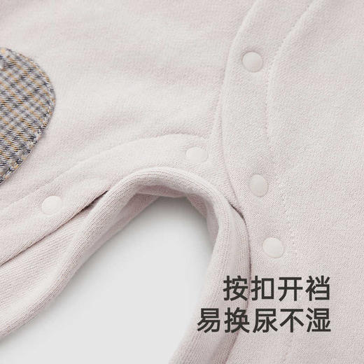 英氏新生儿连体衣秋冬季哈衣爬服2024新款婴儿连身衣YZJAJ1Q016A YZJAJ1Q017A YZJAJ1Q018A 商品图2