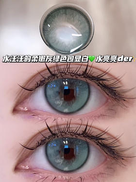 green 柳绿灰「非离子」月抛型