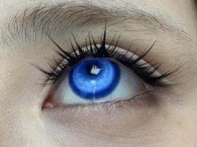 Recolook半年抛美瞳 锦鲤深蓝 14.5mm