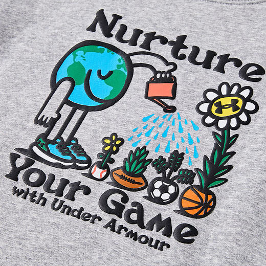 【小童加绒 120-160】Under Armour安德玛儿童加绒套头卫衣1386520 商品图10