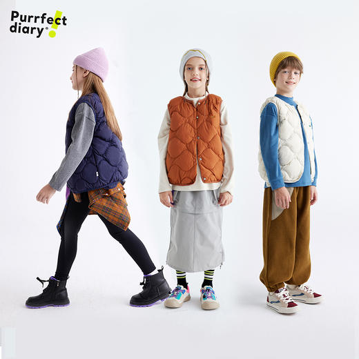 【黑科技三防面料 防水防油防污】绣标纯色羽绒马甲PDMJ2402 商品图1