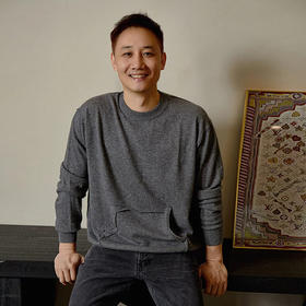 【顺丰包邮】15115 洛诗琳男士秋冬高级感灰色云感口袋羊绒毛衫1017