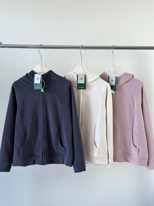 巨显瘦巨保暖丝毫不带夸张‼正品【VIVI】系列！带防伪！巨显瘦热能衣显瘦秋季新款加厚保暖连帽运动外套女户外休闲瑜伽健身夹克 商品图2