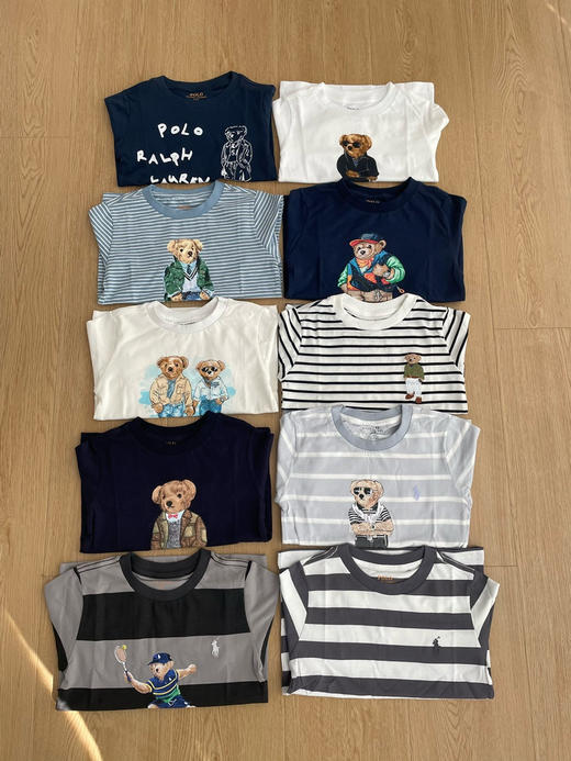【10月18日 上午12:00 秒杀】90CM-155CM RL家的 长袖新款T恤 标志性 小熊T 小码标 又来啦 商品图1