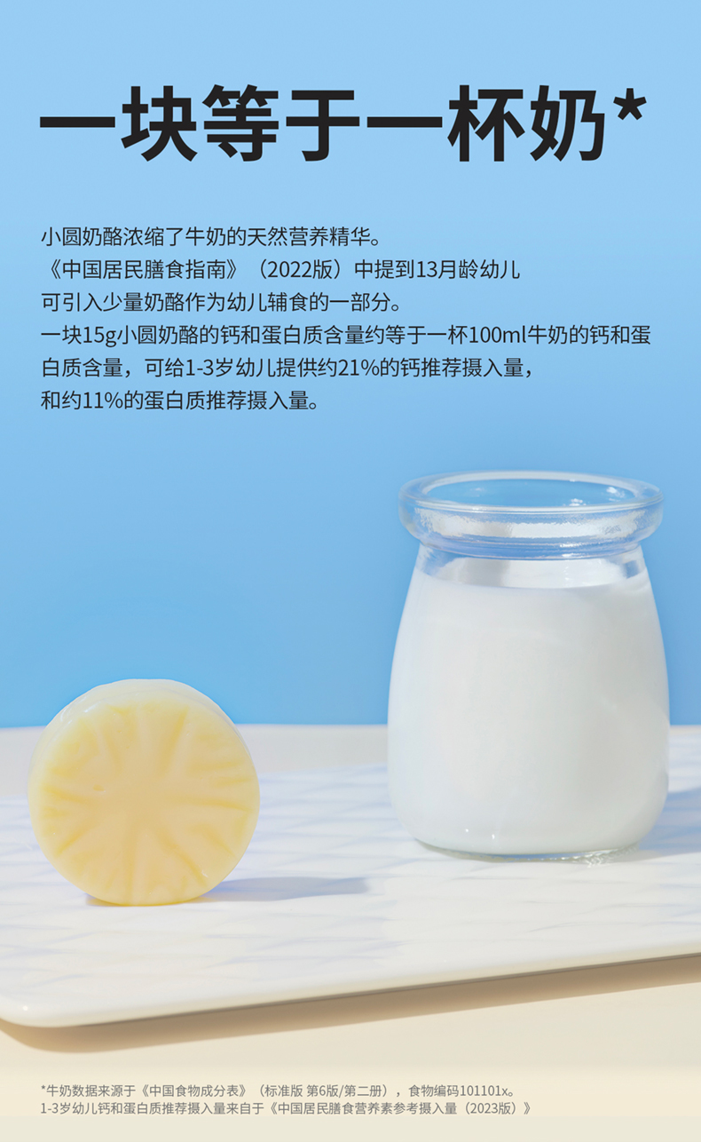 怡禾drcheese奶酪博士小圆奶酪低盐高钙经典浓香高达奶酪75g4袋装6