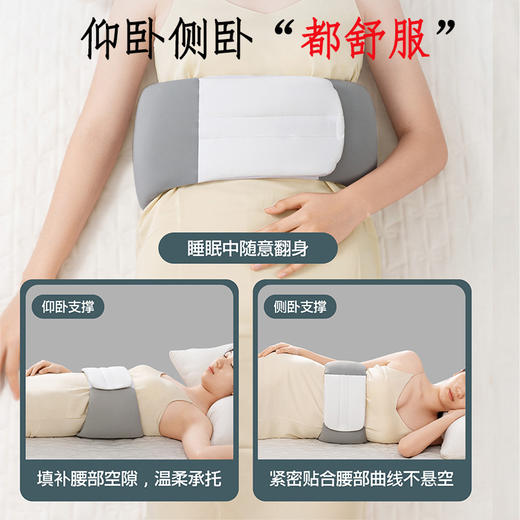 日本睡觉护腰带腰椎间盘专用保暖护腰通用加厚女士老人秋冬腰垫 商品图1