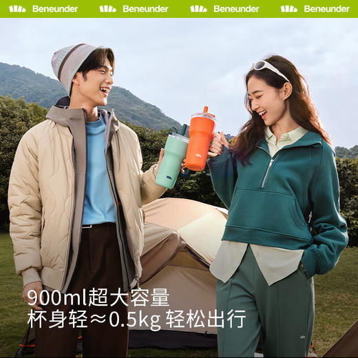 蕉下Beneunder轻便大容量吸管保温杯LC80224 商品图3