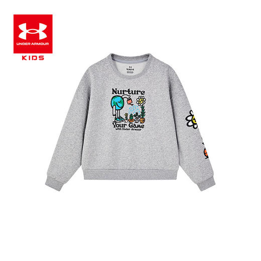 【小童加绒 120-160】Under Armour安德玛儿童加绒套头卫衣1386520 商品图7