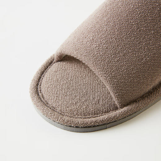 毛圈布拖鞋 淡摩卡/深蓝 M/L 商品图2