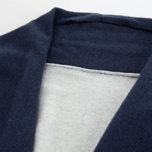 PH606斯尔丽24新款水墨印花国风感开衫廓形时尚显瘦长外套毛衫 商品图4