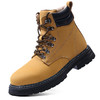 劳保鞋男防水防砸防刺穿橡胶底钢包头高帮安全鞋 商品缩略图1