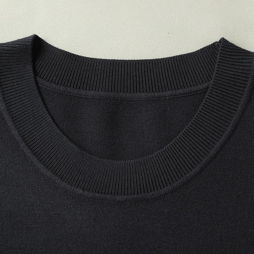 【新款DWP】大依优型大码圆领短袖T恤毛衫针织衫加肥加大毛衣大号胖子宽松毛衫男装上衣打底 商品图5