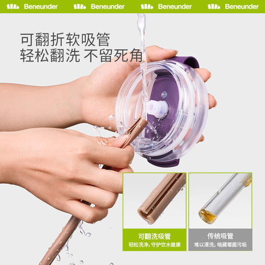 蕉下Beneunder轻便大容量吸管保温杯LC80224 商品图1