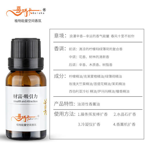 春风十里香薰油无火香薰精油哥珞卡植物香氛家用室内车载酒店香薰 商品图3