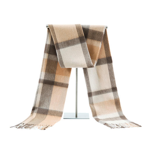 鑫缘 山羊绒格子围巾 GD0026 商品图5