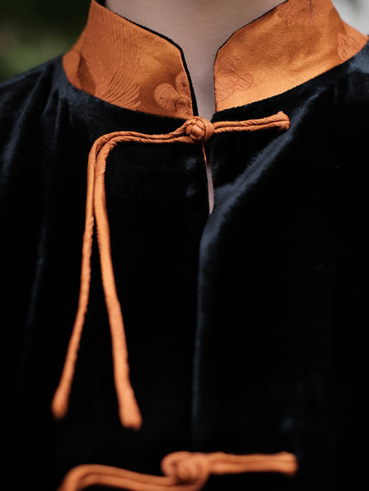 盛唐牡丹 |丝绒松鼠葡萄纹冠乐绉双面穿外套 商品图4