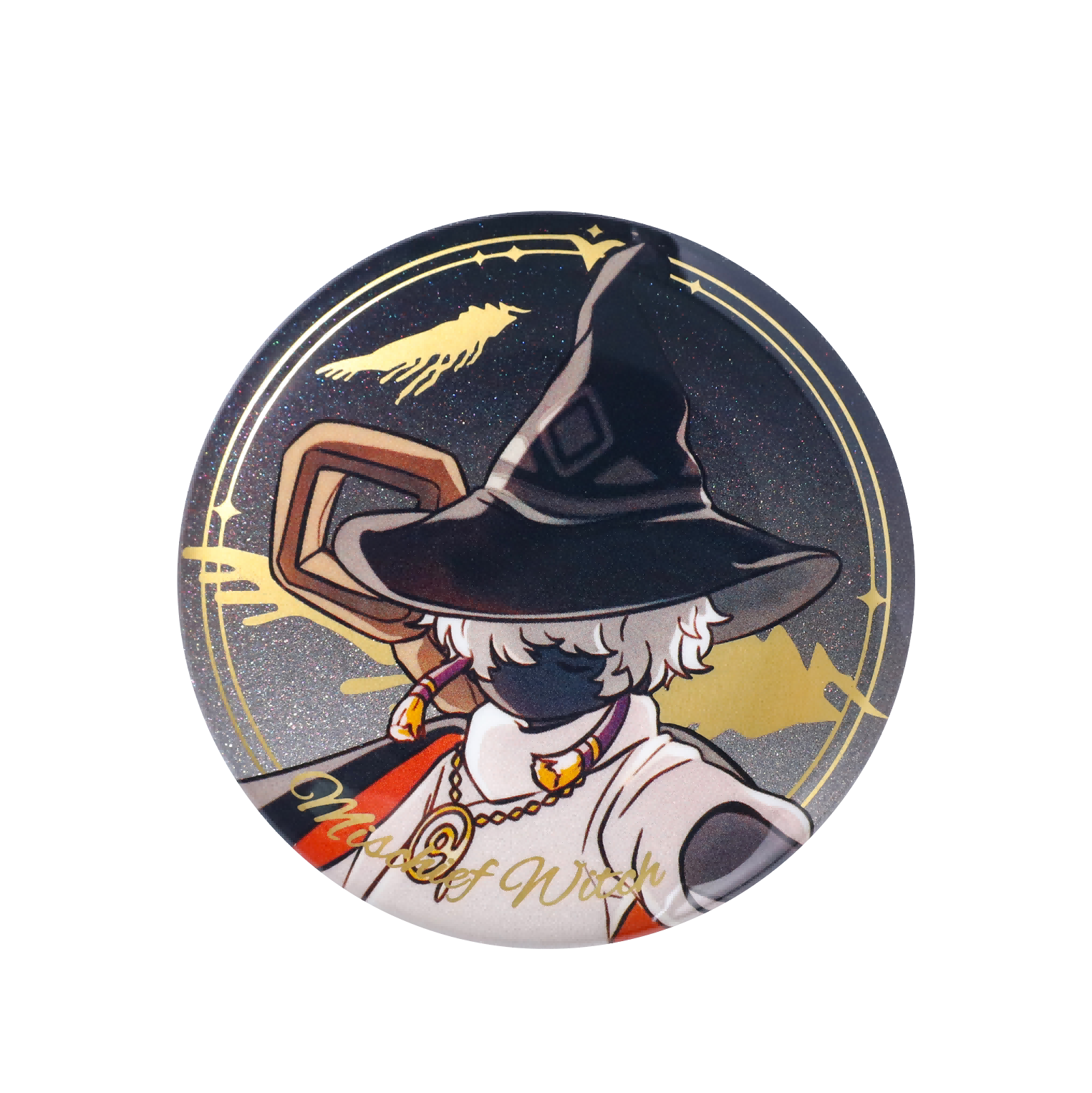 Sky纽扣徽章 - 魔法巫师