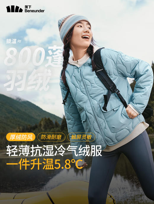 蕉下女士气绒外套（圆领、中暖）CL18524 商品图2