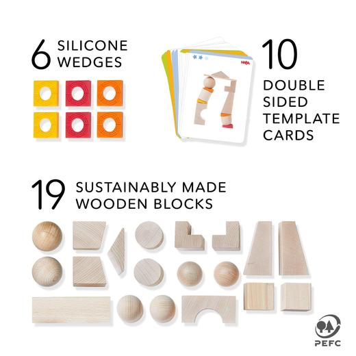 德国 HABA 积木 弯曲的塔与球 适合年龄4岁+ 306793 商品图4