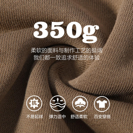 【分销】【350g重磅宽松情侣卫衣】基础款设计 面料外层挺括有型 舒适感十足 柔软又挺阔 休闲又带有慵懒的范 商品图1