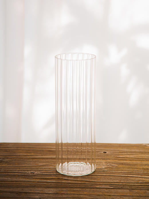 透明条纹玻璃瓶9*25 商品图0