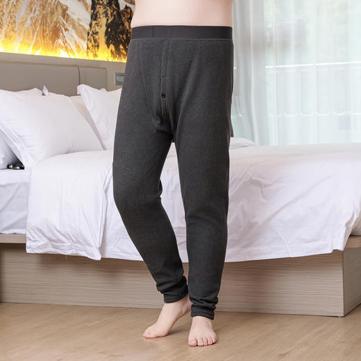 【护膝保暖裤】【新款DPD】大依优型大码男装保暖裤内衣弹力加绒舒适保暖裤秋裤 商品图9