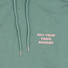 Drole De Monsieur Le Hoodie Slogan 复古水洗标语连帽套头卫衣 商品缩略图1