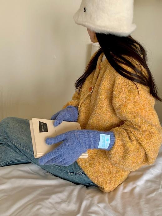 【YW】无忧购韩系ins学院风80%羊毛触屏露指针织毛线手套（截单后7天发货) 商品图13