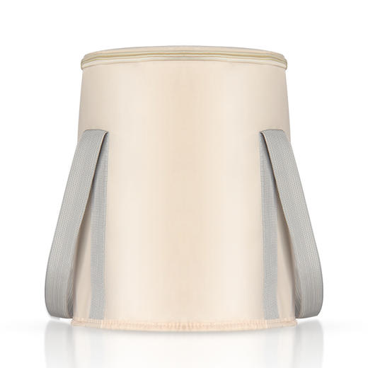 疯抢中！秋冬爆款！！平直堂【可折叠泡脚桶】PE 内胆食品级无毒 五层加厚超保暖 梯形稳立 泡至小腿 带盖保温小巧便携 商品图5