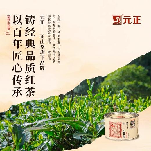 元正 简雅礼盒装300g 特级武夷山小种红茶礼盒装茶叶送礼长辈 商品图4
