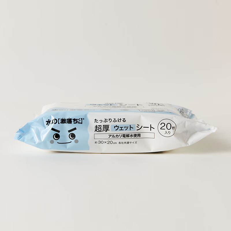 地板擦用加厚压花电解水湿巾 20片