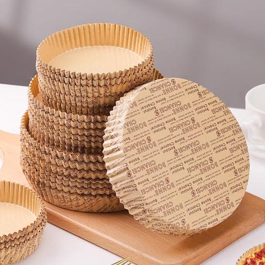 4寸/6寸/8寸 一次性披萨纸托 淋膜原色字母纸盘 烘焙烤箱空气炸锅薯条鸡翅纸托 商品图0