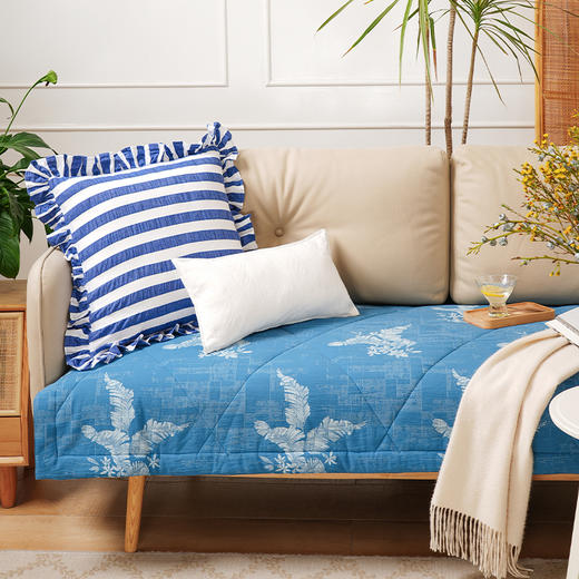 芭蕉系列沙发巾棉四季通用高端轻奢防滑高级感高档靠包定制 商品图1