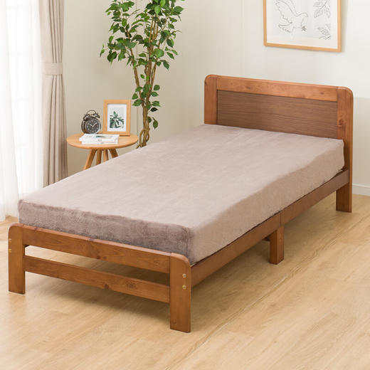 高弹床笠 /枕套 超吸湿发热 浅摩卡/浅灰色 商品图1