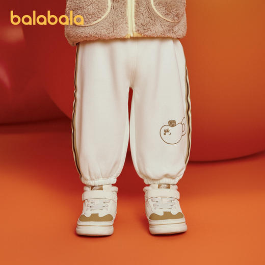 巴拉巴拉宝宝裤子女童秋装新款男童长裤婴儿外穿卫裤时尚潮流 商品图1