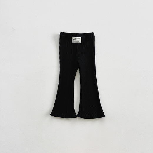 【女童喇叭裤，洋气纯色修身弹力打底裤】韩版童装女童喇叭裤春秋新款 小女孩洋气纯色修身弹力打底裤 修身弹力 洋气有型-QQ 商品图6