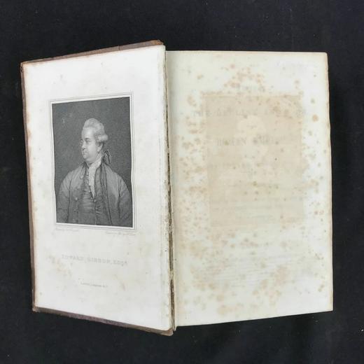 1854年 爱德华·吉本《罗马帝国衰亡史》 1幅肖像插图 真皮精装大32开 商品图3