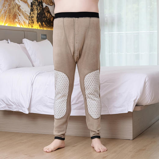 【护膝保暖裤】【新款DPD】大依优型大码男装保暖裤内衣弹力加绒舒适保暖裤秋裤 商品图6