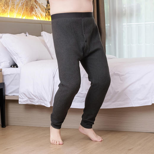 【护膝保暖裤】【新款DPD】大依优型大码男装保暖裤内衣弹力加绒舒适保暖裤秋裤 商品图8