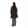 NUTH  棕色中长款环保皮草宽松保暖翻领大衣外套女 商品缩略图5